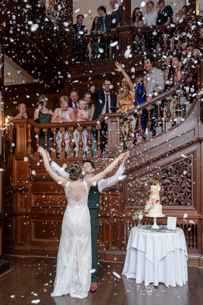Wedding photography portfolio Warwickshire capturing a joyful first dance